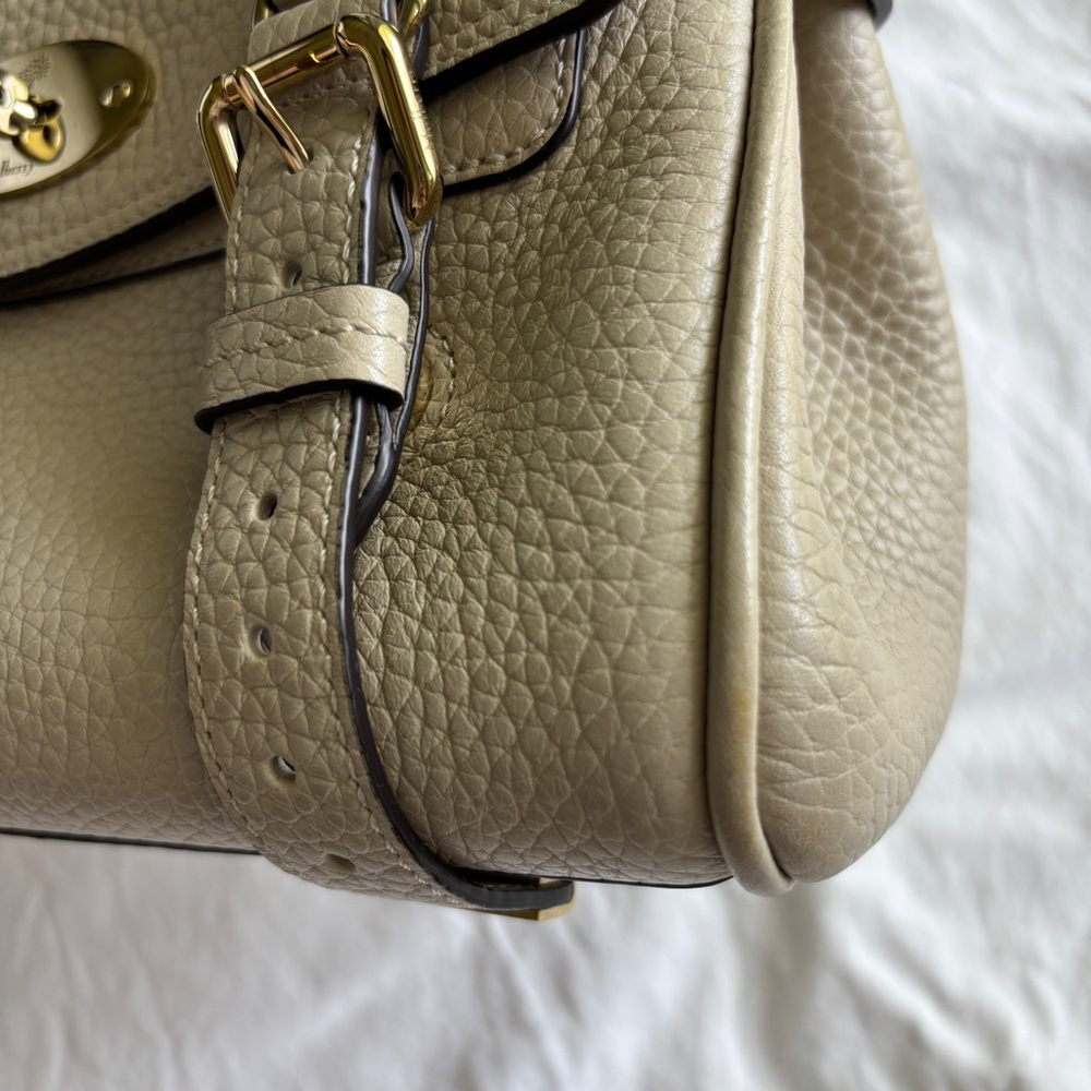 Mulberry Mini Alexa in Chalk - Picture 5 of 17